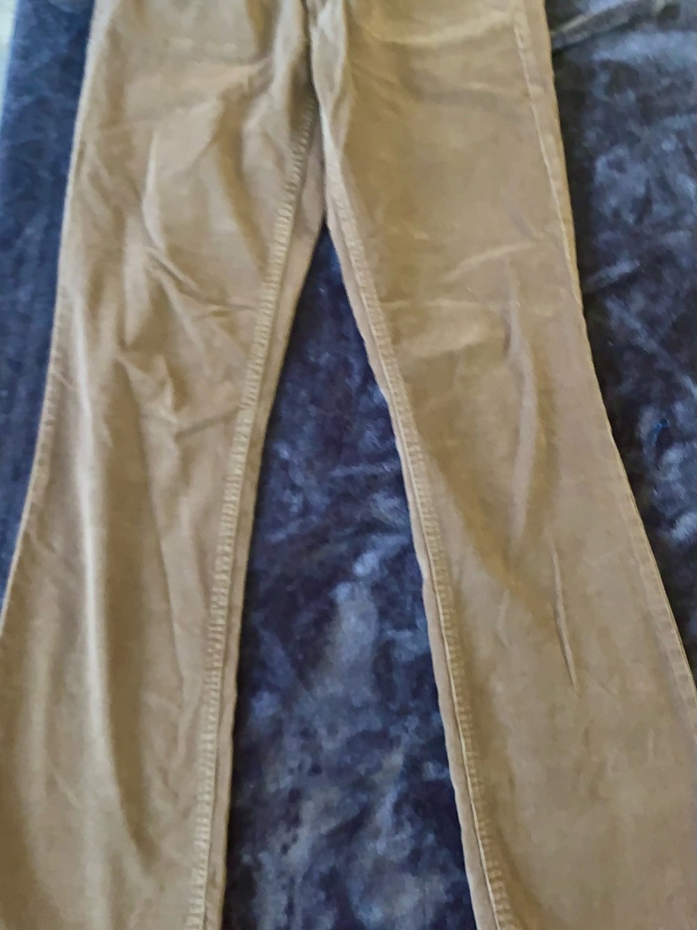 Martin + Osa Olive Corduroy Flare Jeans